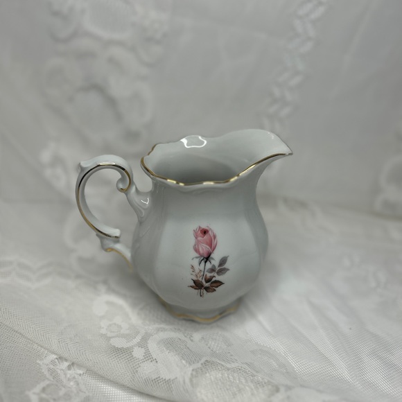 Vintage porcelain makeup brush/joint/etc holder - Picture 2 of 2